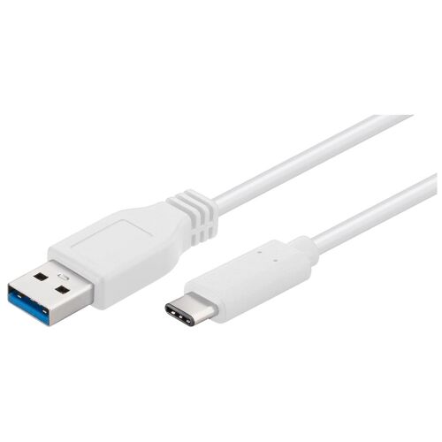 Microconnect USB3.1CA2W câble USB USB 3.2 Gen 1 (3.1 Gen 1) 2 m USB A USB C Blanc