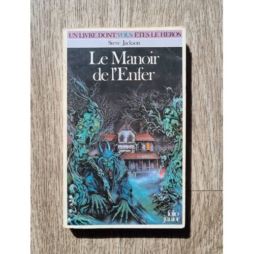Livre Dont Vous Êtes Le Héros - Le Manoir De L'Enfer (Sans Logo) - Défis Fantastiques