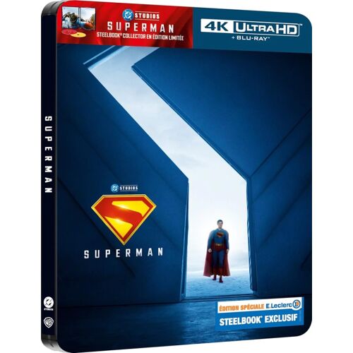Superman - Édition Limitée Spéciale E.Leclerc - Steelbook® Exclusif - 4k Ultra Hd + Blu-Ray