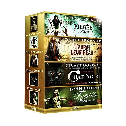 Les Maîtres De L'horreur : Piégée À L'intérieur + J'aurai Leur Peau ! + Le Chat Noir + Famille Recomposée - Pack
