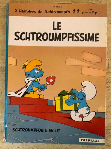 Le Schtroumpfissime / 2 Histoires De Schtroumpfs / Éditions Dupuis / Peyo