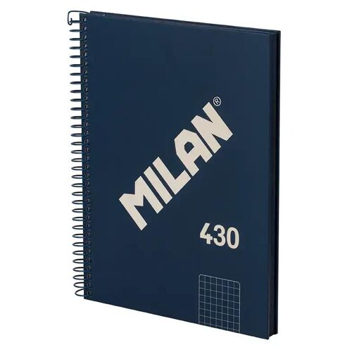 Milan 57153e80sncb Bloc-Notes A5 80 Feuilles Noir