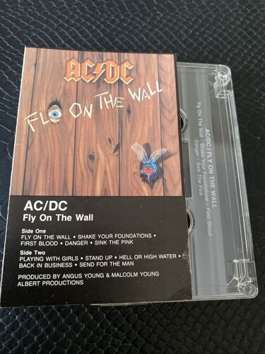 Ac/Dc Fly On The Wall Cassette Audio