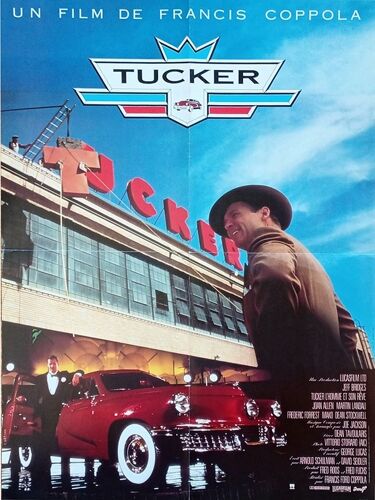 Tucker (Tucker, The Man And His Dream) - Véritable Affiches De Cinéma Pliée - Format 60x80 Cm - De Francis Ford Coppola Avec Jeff Bridges, Dean Stockwell, Christian Slater - 1988