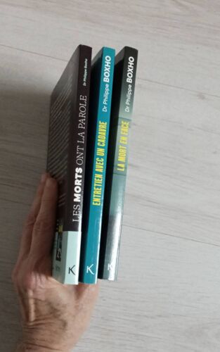 3 Volumes . Docteur Philippe Boxho , Le Médecin Légiste Qui Fait Parler Les Morts .