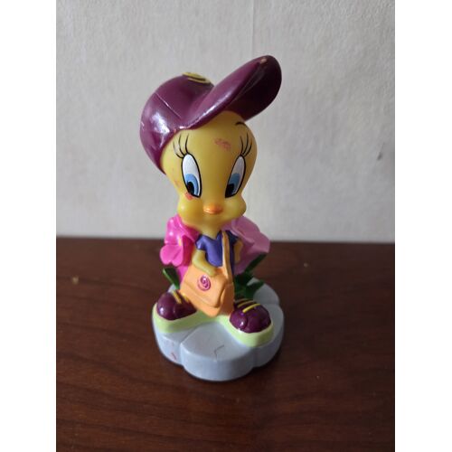 Titi Écolier 1998 Warner Bros 9cm Tulipe - Vintage Tweety Rare Collectible