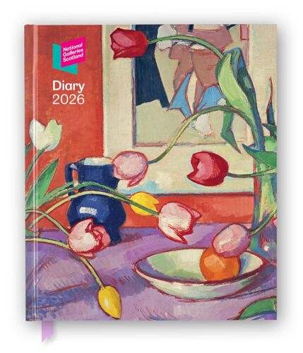National Galleries Scotland 2026 Desk Diary Planner - Week To View, Illustrated Throughout