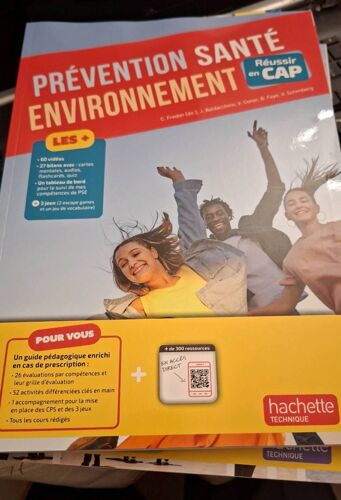 Manuel Prévention Santé Environnement Cap Hachette 2026