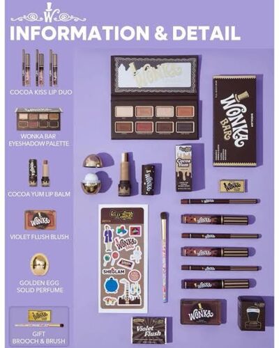 Coffret Maquillage Willy Wonka De Sheglam 