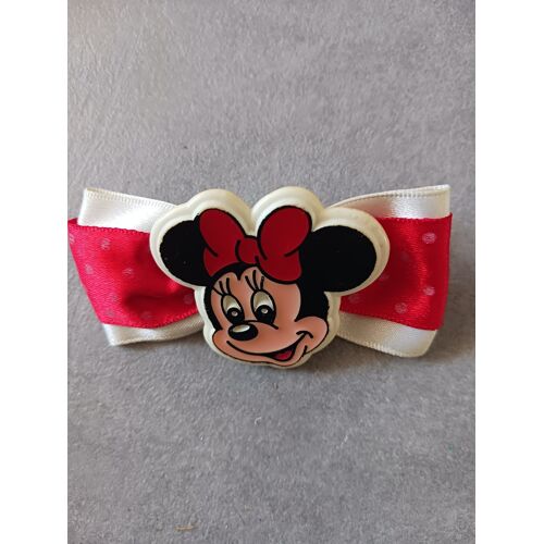 Barrette Rouge Et Blanche Minnie
