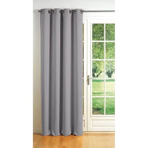 Rideau Occultant - Cocoon - Gris Clair - 140x260 Cm - ?illets - Design Contemporain