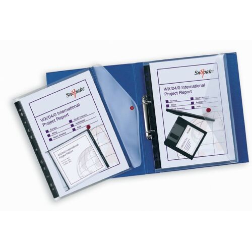 Snopake 12566 Classeur À Anneaux A4 Transparent