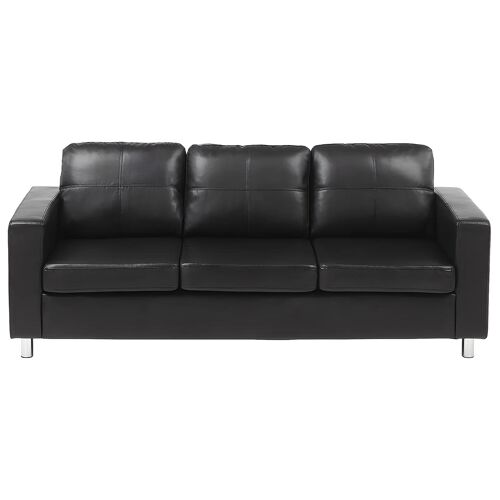 Vente-unique ACKLEY lit sofa 3 siège(s) Noir