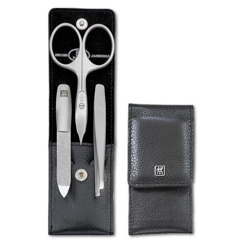 Zwilling Pocket Case, 3 Pcs Régler Acier Inoxydable Noir