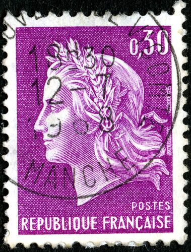 Timbre Oblitéré République Française , Postes , 0,30
