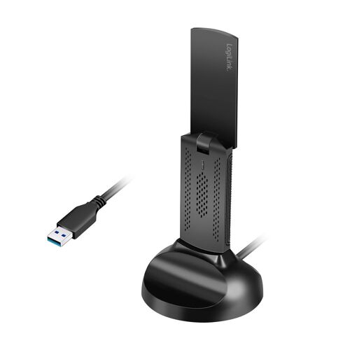 LogiLink Adaptateur WiFi USB 3.0, avec support magnétique