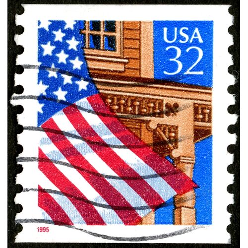 Timbre Oblitéré Usa 32 , 1995