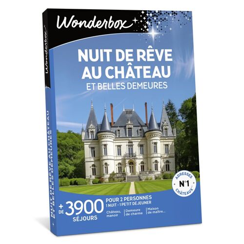 Coffret Cadeau Wonderbox -Nuit De Reve Au Château Et Belles Demeures