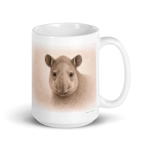 Mug Tapir, Portrait En Graphite 425 G