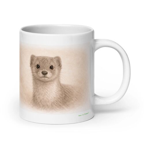 Mug Belette, Portrait En Graphite 567 G