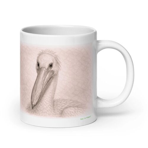 Mug Pélican, Portrait En Graphite 567 Ml