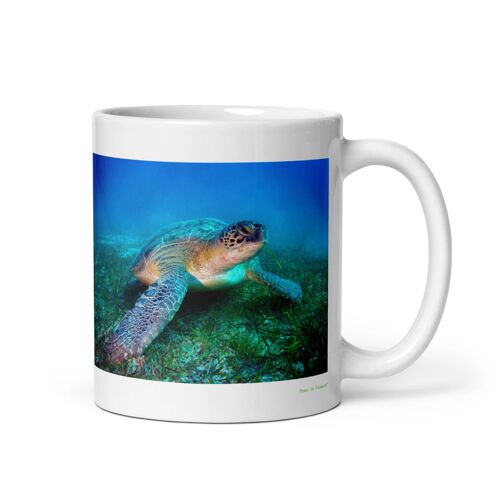 Mug Tortue De Mer, L'ancienne Voyageuse Des Océans 312 Ml
