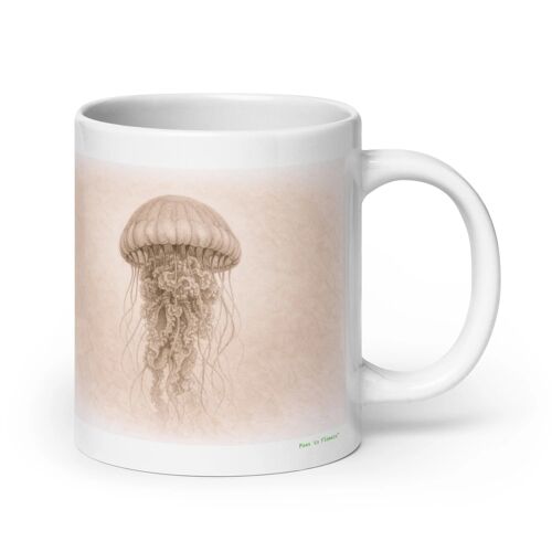 Mug Méduse, Portrait En Graphite 567 Ml