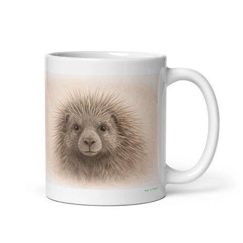 Mug Porc-Épic, Portrait En Graphite 312 G