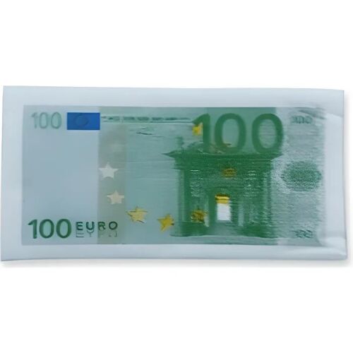 Mouchoirs En Papier - Billets 100 Euros - 10 Unités - Dimensions 105 X 54 Mm