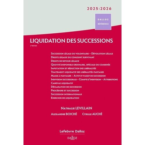 Liquidation Des Successions