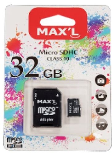 Carte Mémoire Micro SDHC/SDXC Maxell 32 Go Class 10 + adaptateur