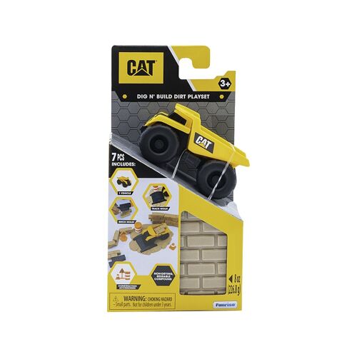 CAT - Playset - Chantier Sable Naturel + 1 Little Machines & Acc.