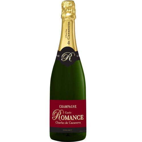 Champagne Charles De Cazanove Cuvée Romance - Extra-Brut - 75 Cl