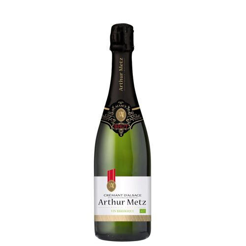 Crémant D'alsace Aop Arthur Metz Bio - Brut - 75 Cl
