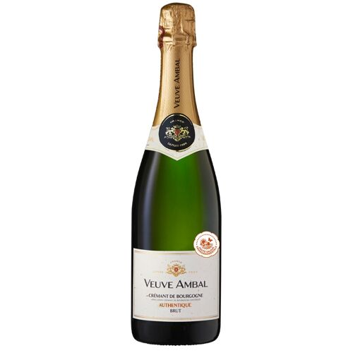 Crémant De Bourgogne Aop Veuve Ambal Authentique - Brut - 75 Cl