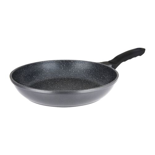Poêle Fonte D'aluminium Gamme Minera Diam. 26 Cm H 5 Cm Revêtement Intérieur Anti-Adhésif Whitford Xylan 2 Couches Effet Pierre Fabriqué Sans Pfoa Colori