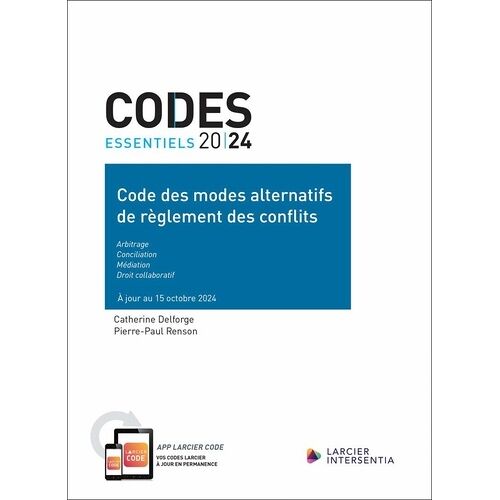 Code Des Modes Alternatifs De Règlement Des Conflits