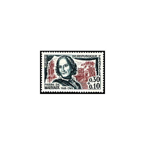 Timbre France 1963 Neuf - Pierre De Marivaux - 0.30+0.10 Yt 1372