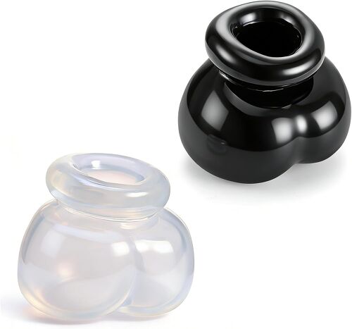 Kalanka-Kit De Sacs À Testicules Ligature Des Testicules Cbt Anneau Pénien Anneau Testiculaire 2 Pièces Soft Scrotal Balls Pour Hommes Améliorer Le Temps De Sexe Manchons Péniens Presse À Testicules