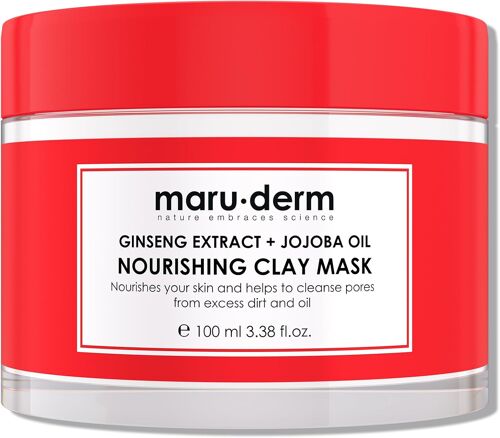 Kalanka-Maruderm Masque Nourrissant ¿ Hydratant & Revitalisant Avec Extrait De Ginseng Et Huile De Jojoba ¿ Soin Visage Réparateur & Adoucissant ¿ 100 Ml 
