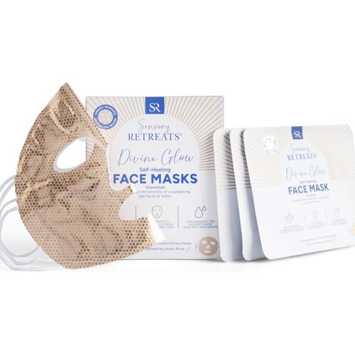 Kalanka-1 Masque Facial Auto-Chauffant Pour Retreats Sensoriels Divine Glow - Masque Chauffant - Masque Hydratant Pour Le Visage - Parfait Pour La Relaxation À La Maison