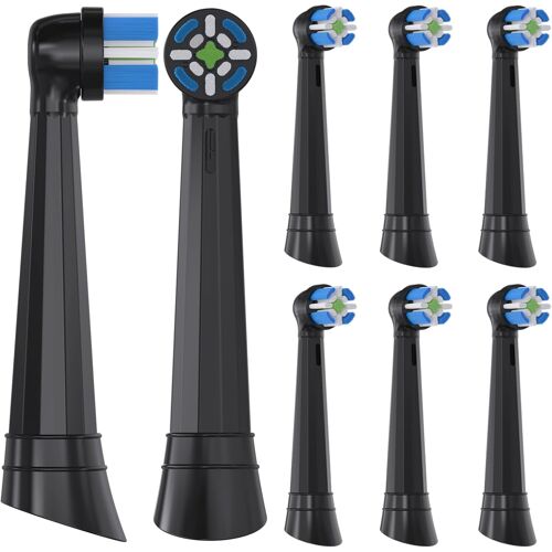 Kalanka-Compatible Avec Oral-B Io 3/4/5/6/7/8/9/10 Series Ultimate Clean La Brosse À Dents Électrique Têtes De Brosses De Remplacement, Pour Oral-B Io La Brosse À Dents Électrique, Lot De 10 (Noir, M