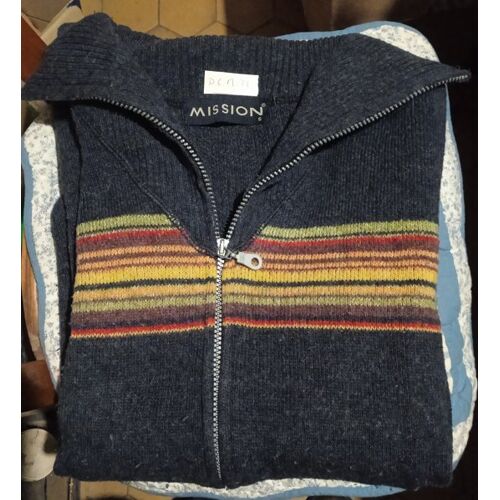 Blouson D' Hiver - Homme - " Mission " - Manches Longues - 55 Cm Entre Les Épaules