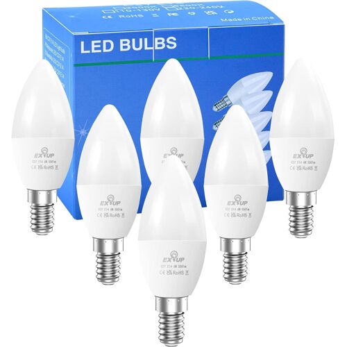 Kalanka-Ampoules Led E14 Candela C37 6w (6500k Blanc Froid)
