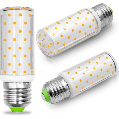 Kalanka-Lot De 3 Ampoules Led E27 - Blanc Chaud - 100 W - Remplace Les Ampoules ¿¿ Incandescence E27 - 10 W - 1000 Lm - 2700 K - ¿¿Conomie D'¿¿Nergie - Pour D¿¿Coration Et ¿¿Clairage - Intensit¿¿ Non