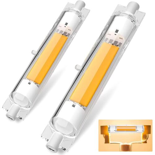 Kalanka-R7s Led 118mm Dimmable, 30w Led R7s ¿¿Quivalent ¿¿ Lampe Halog¿¿Ne 300w, Blanc Chaud 3000k, 3000lm, Sans Scintillement, ¿¿Clairage ¿¿ Faisceau 360¡Ã, Pour Luminaires Int¿¿Rieurs Ext¿¿Rieurs, Lot De 2
