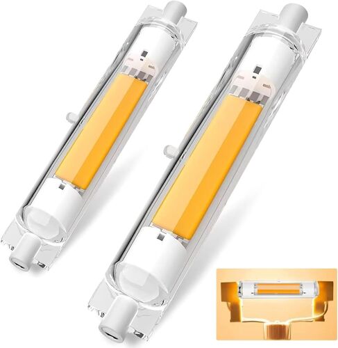 Kalanka-R7s Led 118mm Dimmable, 30w Led R7s ¿¿Quivalent ¿¿ Lampe Halog¿¿Ne 300w, Blanc Chaud 3000k, 3000lm, Sans Scintillement, ¿¿Clairage ¿¿ Faisceau 360¡Ã, Pour Luminaires Int¿¿Rieurs Ext¿¿Rieurs, Lot De 2