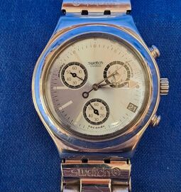 Montre Swatch Irony Chronographe Acier Vintage