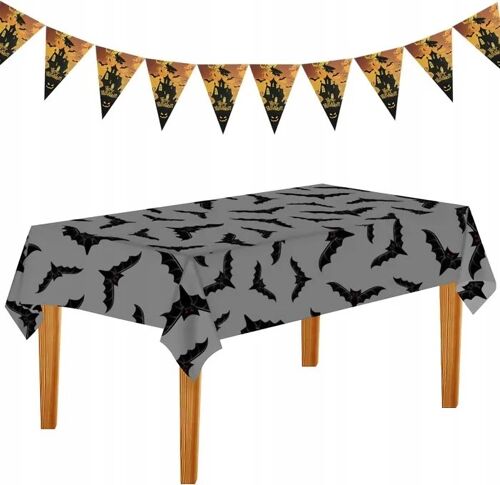 Nappe Halloween - Nikcorp - 220x130 Cm - Multicolore - Rectangulaire - Lavable