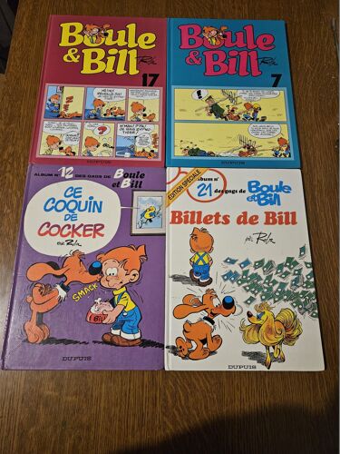 Lot De 4 Bd Boule Et Bill . Tomes 7 . 12 . 17 Et 21 .